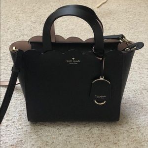 Kate Spade black cavas bag
